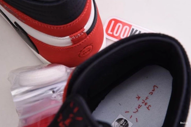 Bmlin JORDAN AIR SCOTT HIGH 1 100(RED) - RETRO TRAVIS OG CD4487 X 0729